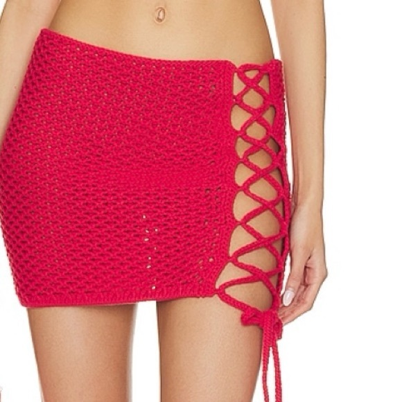 💫NWT REVOLVE Superdown GRAYSON Knit Mini Skirt - Picture 7 of 7